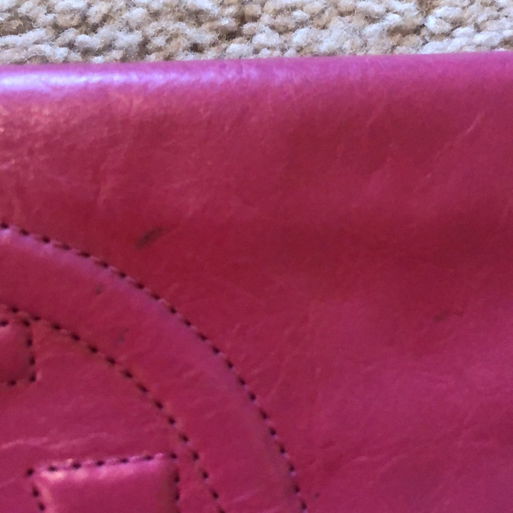 Raspberry Tory Burch Clutch - Picture 9 of 11